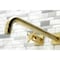 Kingston Brass KS6047DX Wall Mount Tub Faucet, Brushed Brass KS6047DX - alternate 2